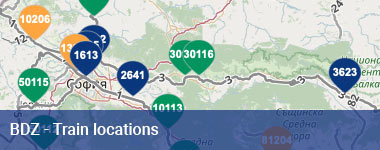 BDZ - Train location