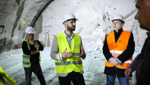 Deputy Minister Murad Turk inspected the construction works in the railway section Elin Pelin – Kostenets