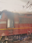  fire in electric locomotive № 44094.8
