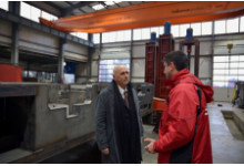 Minister Nikolay Sabev visited the locomotive factory in Ruse