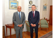 Министър Георги Тодоров и гръцкият посланик Димитрис Хронопулос обсъдиха възможностите за облекчаване на трафика между България и Гърция