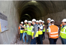 First 70 meters of the longest two-pipe railway tunnel in our country dug 
