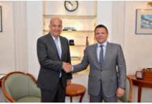 Deputy Prime Minister Hristo Alexiev and Ambassador Kenneth Merten discussed the strategic location of Bulgaria for the development of transport, energy and digital connections