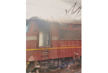  fire in electric locomotive № 44094.8