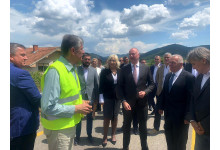 Транспортните министри на България и Сърбия инспектираха строителството на магистрала