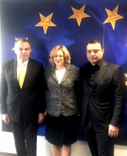 Ивайло Московски се среща с румънския министър на транспорта Лучиян Шова и еврокомисаря по регионална политика Корина Крецу