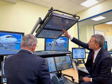 Minister Georgi Todorov visited Sofia Flight Training Center