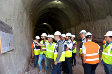 Прокопани са първите 70 метра от най-дългия двутръбен жп тунел у нас