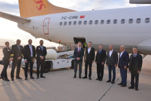 Зам.-министър Николай Найденов посрещна първия полет по редовната линия Истанбул - Пловдив