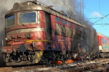 Пожар в локомотив № 91520044169-8, обслужвал бърз влак № 2610 в гара Мездра юг на 06.01.2023 г.