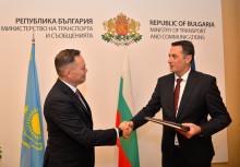 Министър Гвоздейков се срещна с посланика на Казахстан