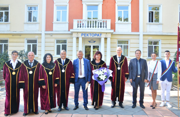 Deputy Minister Bisser Minchev opened the new academic year at the Higher School of Transport Todor Kableshkov